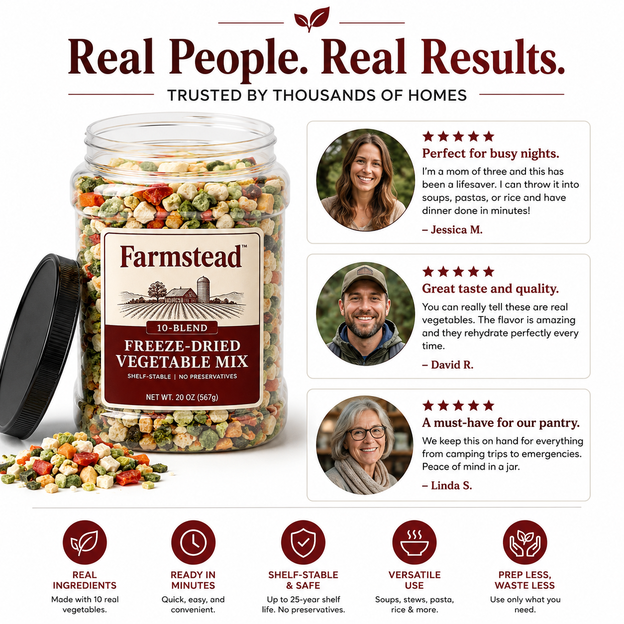 Farmstead™ 10 Blend Vegetable Mix 35 oz