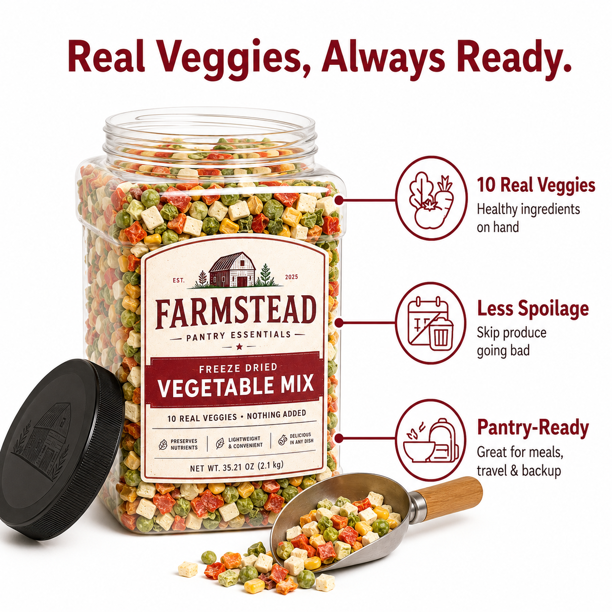 Farmstead™ 10 Blend Vegetable Mix 35 oz
